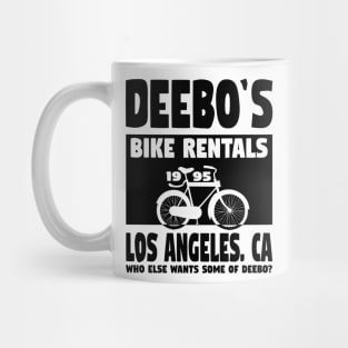 "Deebo's bike rentals" cute retro art Mug